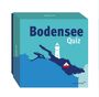 „Bodensee Quiz“ steht auf der Schachtel. Eine Illustration zeigt einen Leuchtturm und ein Boot.