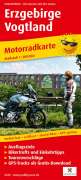 : Motorradkarte Erzgebirge - Vogtland 1:200 000, KRT