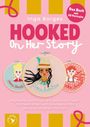 "Hooked On Her Story" von Inga Borges. Illustrationen von gehäkelten Frauenporträts unter anderem Pocahontas.