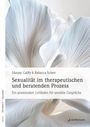 "Sexualität in Therapie und Beratung" von Matyas Galffy & Rebecca Schett. Weiße Blütenblätter als Hintergrund.