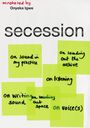 Texte: "annotated by Onyeka Igwe", "secession", Notizen: "on sound in my practice", "on sounding out the archive", "on listening", "on writing sound", "on sounding out space", "on voice(s)". Fünf grüne Haftnotizen.