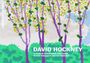 DAVID HOCKNEY. A YEAR IN NORMANDIE AND SOME OTHER THOUGHTS ABOUT PAINTING. Illustration: Bäume mit lila Stämmen.