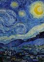 Vincent Van Gogh: Notizbuch A4 liniert - 100 Seiten Soft Cover - van Gogh Sternennacht - FSC Papier, Buch