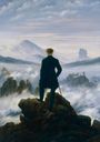 Notizbuch A5: Caspar David Friedrich 'Der Wanderer über dem Nebelmeer' - Notizbuch A5 gepunktet - 100 Seiten 90g/m² - Soft Cover - FSC Papier, Buch