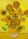 Notizbuch A4: Notizbuch A4 blanko - Hardcover Motiv Sonnenblumen Vincent van Gogh - 100 Seiten - FSC Papier, Buch