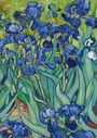 Notizbuch A4: Notizbuch A4 blanko Hardcover - Motiv "Schwertlilien" (Irises) Vincent van Gogh - 100 Seiten - FSC Papier, Buch