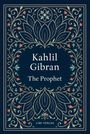 „Kahlil Gibran The Prophet“. Dekoratives florales Muster, symmetrisch und ornamental, in dezenten Farben.