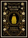 "The King in Yellow", Robert W. Chambers, LIWI Verlag. Goldene florale Muster und eine Figur mit Krone im Zentrum.