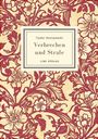 Fjodor Dostojewski: "Verbrechen und Strafe", LIWI VERLAG. Florales, rotes Muster auf beigem Hintergrund.