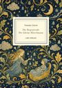 Text: Theodor Storm, Die Regentrude, Der kleine Häwelmann, LIWI VERLAG. Illustration: Mädchen gießt Wassertropfen über ein Kind im Wagen vor einem nächtlichen Hintergrund mit Mond und Sternen.