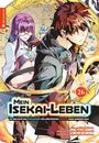 Cover der Manga-Serie "Mein Isekai-Leben" Band 26. Zwei Anime-Figuren, eine mit rotem Haar, umgeben von magischen Elementen.
