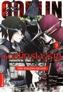 „GOBLIN SLAYER!“ Band 9 mit Untertitel „THE SINGING DEATH“. Zwei Manga-Charaktere stehen sich gegenüber.