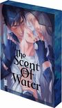 "The Scent of Water", "The Wrong Scents • Book 3". Blaues Cover mit verschwommenen Kreisen und Manga-Logo in der Ecke.