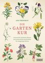 „Die Gartenkur,“ von Ann Treneman steht in großen Buchstaben. Verschiedene bunte Blumen sind illustriert.