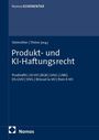 Blaues Buchcover: "Produkt- und KI-Haftungsrecht", Autoren Steinrötter und Thöne, Verlag Nomos.