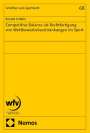 Konrad Schäfer: Competitive Balance als Rechtfertigung von Wettbewerbsbeschränkungen im Sport, Buch