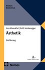 Ines Kleesattel, Ruth Sonderegger: "Ästhetik, Einführung". Nomos Bibliothek. Verlag Karl Alber Logo. Farbige geometrische Muster in Blau und Gelb.