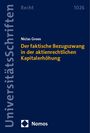 Niclas Groos: Der faktische Bezugszwang in der aktienrechtlichen Kapitalerhöhung, Buch