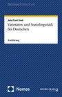Julia Ricart Brede: Varietäten- und Soziolinguistik des Deutschen, Buch