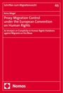 Anna Börger: Proxy Migration Control under the European Convention on Human Rights, Buch