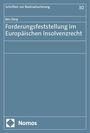 Ben Dany: Forderungsfeststellung im Europäischen Insolvenzrecht, Buch