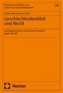 Kristina Maximiliane Grohs: Geschlechtsidentität und Recht, Buch