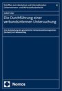 Isabel Ecker: Die Durchführung einer verbandsinternen Untersuchung, Buch