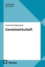 Studienkurs Wirtschaft. Frank Schulz-Nieswandt: Gemeinwirtschaft. Unten links ein Nomos-Logo. Azur und weiße Bereiche.