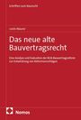 "Das neue alte Bauvertragsrecht." Eine Analyse der BGB-Bauvertragsreform. Titel auf rotem Hintergrund.