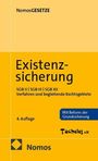 Existenzsicherung, SGB II, III, XII, 4. Auflage, mit Reform der Grundsicherung. Gelbes Buchcover von Nomos.