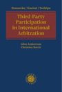 Oberer Text: Hennecke / Kneisel / Tschöpe. Haupttitel: Third-Party Participation in International Arbitration. Untertitel: Liber Amicorum Christian Borris. Unten ein Logo mit der Aufschrift Beck Hart Nomos.