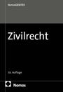 Text: "NomosGESETZE", "Zivilrecht", "35. Auflage", "Nomos". Schwarz-grauer Buchumschlag mit einfachem, modernem Design.