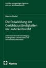 Titel: "Die Entwicklung der Gerichts­zuständigkeiten im Lauterkeitsrecht". Autor: Maurice Goebel. Verlag: Nomos.