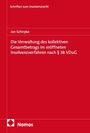 Der Text beschreibt ein Buch mit dem Titel "Die Verwaltung des kollektiven Gesamtbetrags im eröffneten Insolvenzverfahren nach § 38 VDuG" von Jan Schirpke. Es gehört zur Reihe "Schriften zum Insolvenzrecht" und am unteren Rand ist das Logo des Verlags Nomos zu sehen. Das Design ist in Rot gehalten.
