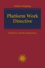 Titel auf rotem Hintergrund: "Platform Work Directive, Article-by-Article Commentary". Oben "Sutterer-Kipping". 