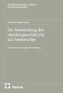 Text: "Die Anwendung des Handelsgesetzbuchs auf Freiberufler. Leitlinien zur analogen Anwendung." Unten links: "Nomos" Logo.