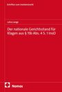 Oben: "Schriften zum Insolvenzrecht", unten: "Nomos" mit Logo. Titel: "Der nationale Gerichtsstand für Klagen aus § 15b Abs. 4 S. 1 InsO".