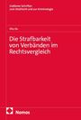 „Die Strafbarkeit von Verbänden im Rechtsvergleich“ von Shu Xu, Teil der Reihe Gießener Schriften. Roter Hintergrund.