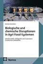 "Biologische und chemische Disruptionen in Agri-Food-Systemen" von Roman Kernchen. Ein Frachtschiff von oben, Nomos-Logo.