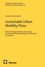 Gelber Buchumschlag mit dem Titel "Sustainable Urban Mobility Plans" von Vincent-Carlos Barduhn, Nomos Verlag.