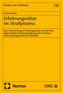 Flavia Frieden: Erfahrungssätze im Strafprozess, Buch