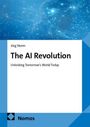 Titel: "The AI Revolution" von Jörg Storm. Darunter: "Unlocking Tomorrow’s World Today". Blaues, sternenähnliches Design.
