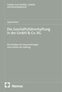 Sarah Braun: Die Geschäftsführerhaftung in der GmbH &Co. KG, Buch