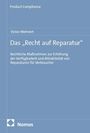 Victor Mehnert: Das "Recht auf Reparatur", Buch