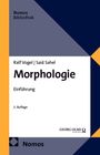 "Ralf Vogel | Said Sahel: Morphologie. Einführung. 2. Auflage." Blau und gelb gestaltetes Buchcover, Verlag und Logo.