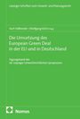 Oben steht "Leipziger Schriften zum Umwelt- und Planungsrecht". Unten rechts ein Logo mit "Nomos". Hintergrund grün.