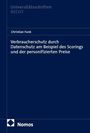 Titel: Verbraucherschutz durch Datenschutz am Beispiel des Scorings und der personalisierten Preise. Autorenname: Christian Funk. Oben links: Universitätsschriften Recht. Unten: Nomos-Logo. Hintergrund: Dunkelblau.