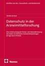 Titel: "Datenschutz in der Arzneimittelforschung" von Wiebke de Raaf. Nomos Verlag. Rotes Cover.