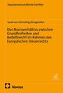 "Steuerwissenschaftliche Schriften", Autorin: Sarah von Schmeling-Diringshofen. Titeltext zentriert, gelber Hintergrund. Nomos-Logo unten.