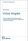 Miriam Peer: Grüne Vergabe, Buch